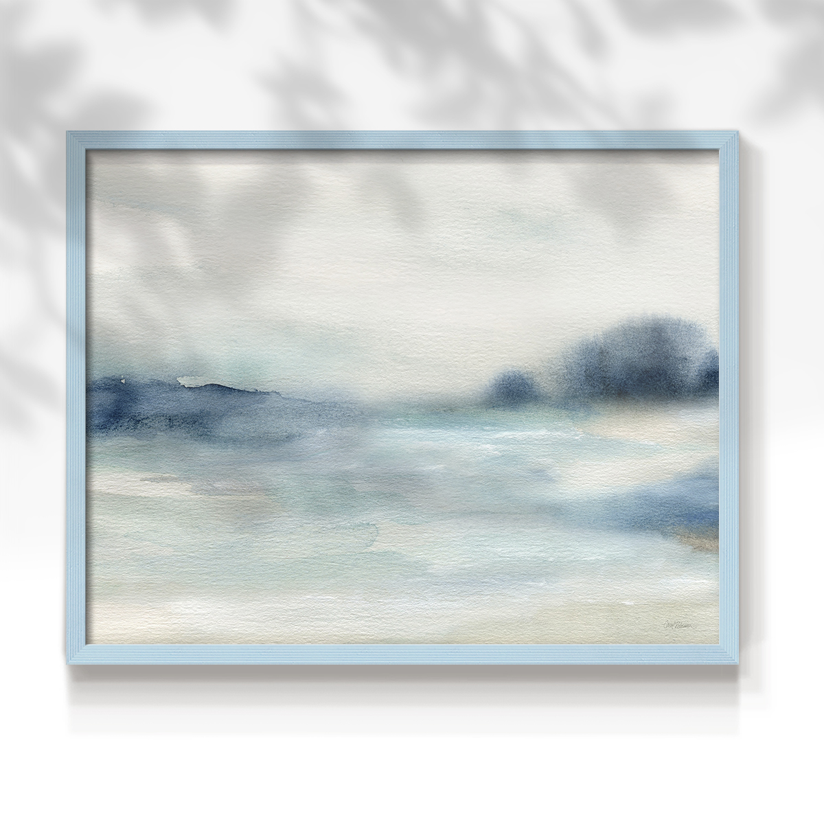 Simply Soft Morning by Carol Robinson - Restickable Framed Giclée Print
