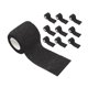 thumbnail image 2 of Cinta deportiva atlética, vendaje no tejido para muñeca, tobillo, estiramiento atlético, 10 Uds. Negro, 2 of 6