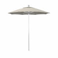 thumbnail image 2 of 7.5' Fiberglass Market Umbrella Pulley Open Silver Anodized/Olefin/Sunset, 2 of 4