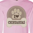 thumbnail image 4 of Inktastic I Love My Chihuahua Dog Long Sleeve T-Shirt, 4 of 5