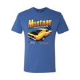 thumbnail image 2 of Wild Bobby, Ford Yellow Mustang Horsepower Cars and Trucks Men Premium Tri Blend Tee, Vintage Royal, XX-Large, 2 of 6