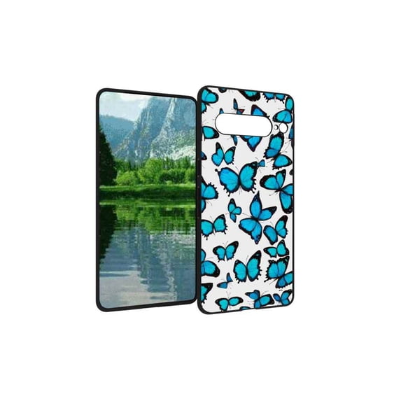 Compatible with Google Pixel 7 Pro Phone Case, Butterflies2-113 Case Silicone Protective for Teen Girl Boy Case for Google Pixel 7 Pro