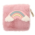 thumbnail image 1 of Miangastore 1Pc Creative Wallet Comfortable Plush Wallet Women Purse Zippered Handbag, 1 of 8
