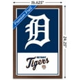 thumbnail image 3 of MLB Detroit Tigers - Logo 22 Wall Poster, 14.725" x 22.375" Framed, 3 of 5