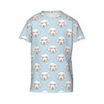 thumbnail image 4 of Wukai Dog Youth Unisex Short Sleeve T-Shirt for Boys, Girls, Teens, and Kids-Small, 4 of 7