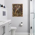 thumbnail image 2 of JANS.NO1 Deer Canvas Wall Art, Abstract Running Deer Pictures Wall Decor Forest Elk Animal Portrait Art Painting Print Artworks Decorations Framed for Bedroom Living Room Bathroom Office, 2 of 6
