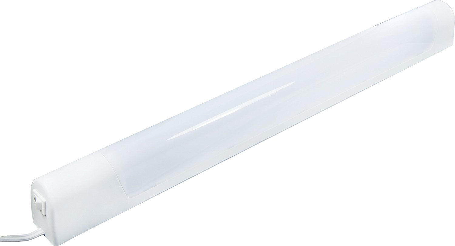 Fluorescent Light Fixture, 22Inch Plastic Housing 10185, 22" Length By