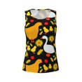 thumbnail image 3 of Picia Farm Goose Pattern Women's Workout Tank Top,Breathable Activewear,Slim Fit Athletic Top,Versatile Workout Moisture-wicking top-Small, 3 of 9