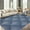 Blue, variant on Area Rug Washable Rugs Geometric Rainbow Area Rug for Living Room Bedroom Modern Abstract Office Carpet Low Pile Neutral Soft Nursery Rug Farmhouse Floor Cover 2'x6' /5'x7'/6'x9'/8'x10'/9'x12'