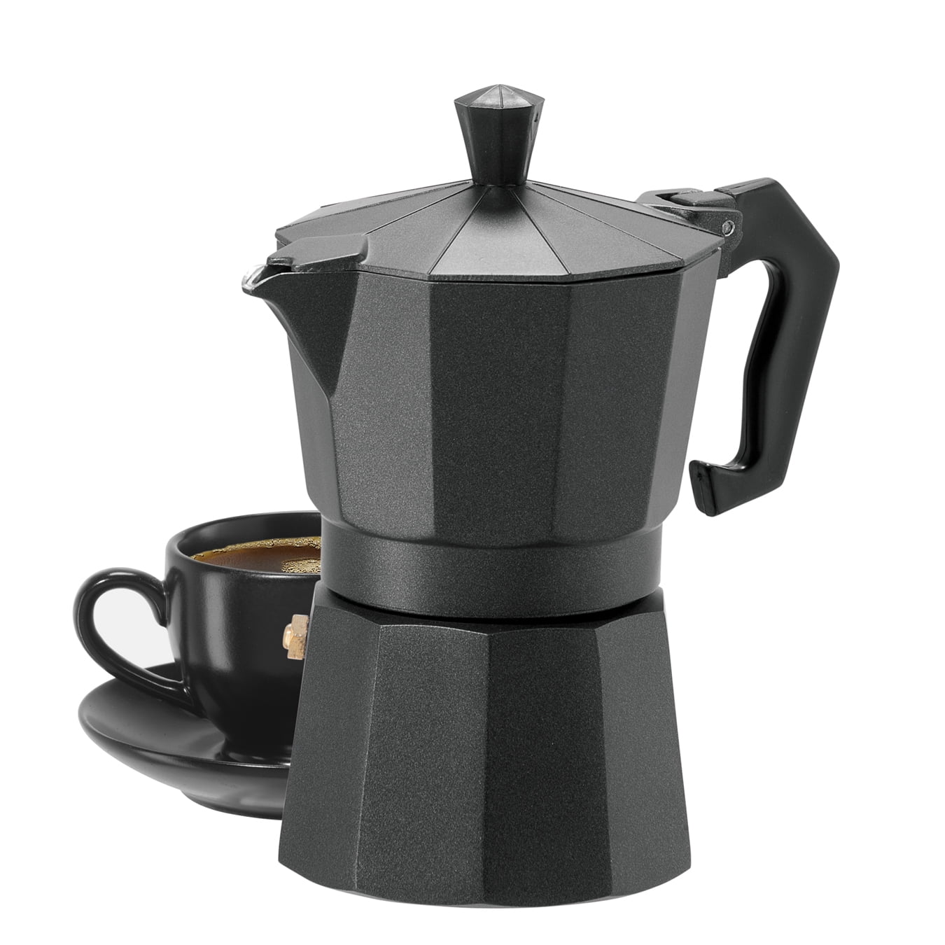 Oggi 6570 3 Cup Cast Aluminum Stovetop Espresso Maker