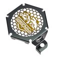 thumbnail image 1 of Speaker Cover Motorcycle Front Speaker Grill Masks Horn Shells Decoration Accessories Parts Fit for Cub CC110 CT125 CC50 gold blue, 1 of 4