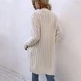 thumbnail image 4 of Cárdigan Largo De Punto De Gran Tamaño Para Mujer, Manga Larga, Bolsillo M Sunnimix Chaqueta de punto, 4 of 7