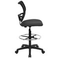 thumbnail image 5 of Mid-Back Gray Mesh Drafting Chair, 5 of 5