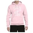 thumbnail image 2 of Wild Bobby, That Crazy Cat Lady, Pop Culture, Unisex Graphic Hoodie Sweatshirt, Light Pink, 3XL, 2 of 3