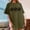*Army Green, variant on ClodeEU Women's Plus Size Floral Print Drop Shoulder Short Sleeve T-Shirt ,Loose Fit Casual Crewneck Top Gray,Womens Plus XL