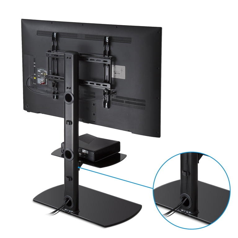 FITUEYES Universal Floor TV Stand with Swivel Mount Height