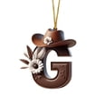 thumbnail image 2 of Adorno Colgante para Árbol de Navidad con 26 Letras | Adornos Navideños Personalizados para Hacer Tú Mismo | Decoración Colgante Acrílica para Árbol de Navidad | 8 Cm | Paquete de 26, 2 of 6