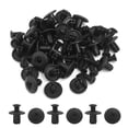 thumbnail image 2 of Unique Bargains 30 Pcs Black 8mm Hole Plastic Rivets Fastener Fender Push Pin Clips for Auto Car, 2 of 2