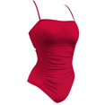 thumbnail image 4 of Women'S Bikini Solid Color Strapless Suspender Elastic Swimsuit, 4 of 5