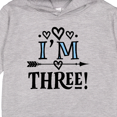 thumbnail image 3 of Inktastic 3rd Birthday 3 Year Old Arrow Toddler Hoodie, 3 of 4