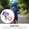 thumbnail image 3 of koolsoo Kids Bike Helmet Gift with Elbow Pads Knee Pads for Riding Sports Skateboard Blue Pink, 3 of 10