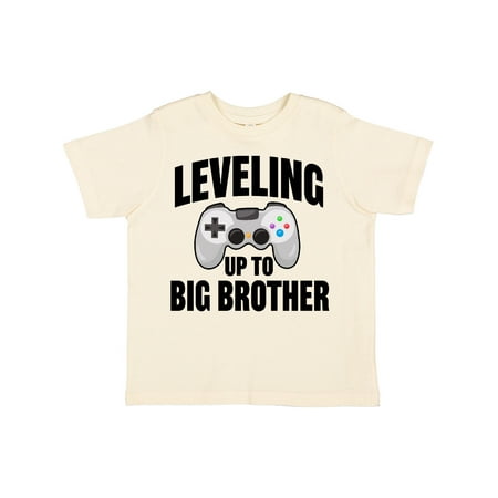 

Inktastic Leveling Up to Big Brother Gift Toddler Boy Girl T-Shirt