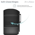 thumbnail image 3 of Annecy 15" W x 46" H x 12" D  Linen Cabinet in Phantom Black, 3 of 6
