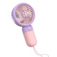 thumbnail image 1 of Advancent Ventilador portátil de mano Recargable Verano Personal Silencioso Enfriador de aire de escritorio Estudio Oficina Dispositivo de Electrodomésticos Flor/Rosa, 1 of 6