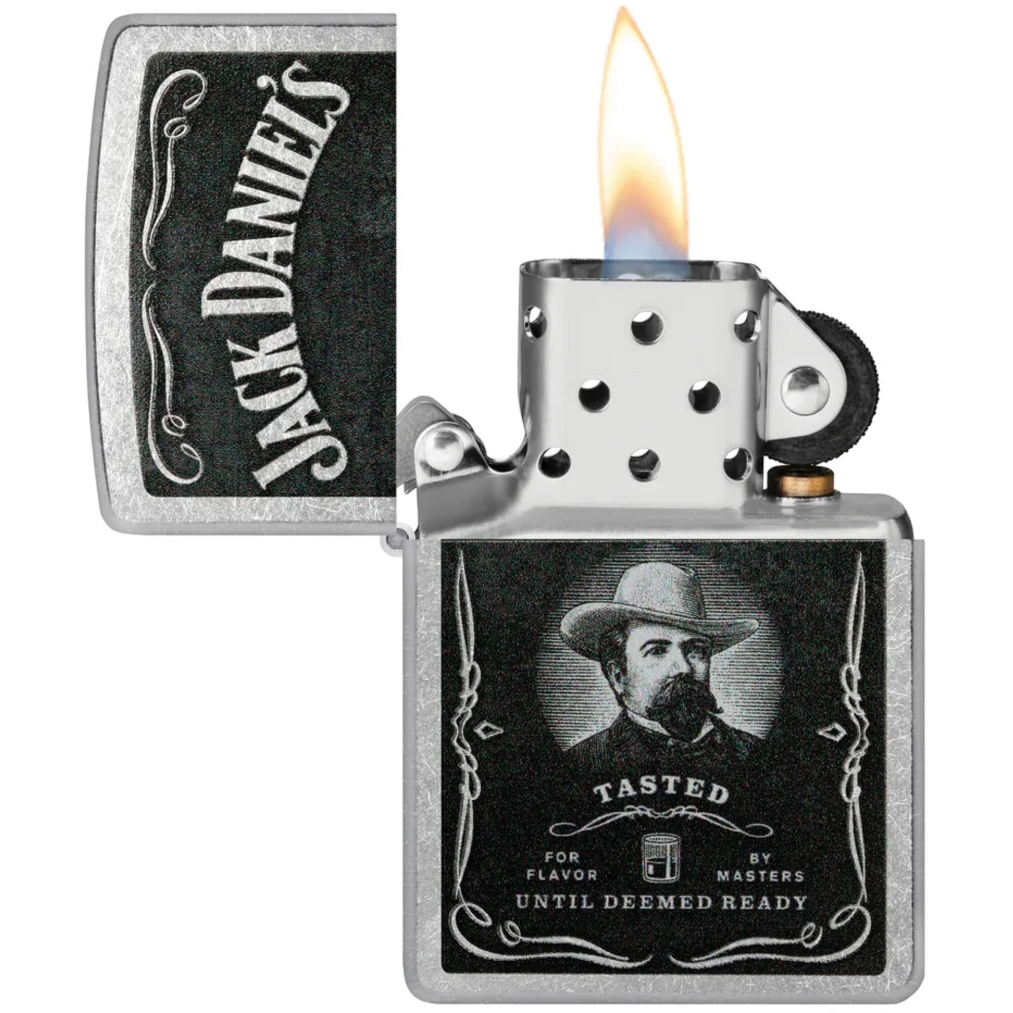 Zippo 48748 Jack Daniel's Design Street Chrome Windproof Lighter