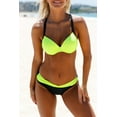 thumbnail image 3 of SHEWIN Bikinis for Women 2 Piece Swimsuits Set Yellow High Waisted Swimwear, 3 of 9