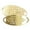 Embossed Filigree | Impact Engraving, variant on MedicEngraved Yellow Gold Stainless Steel Custom Medical Alert Bracelet - 5mm Figaro Link