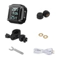 thumbnail image 5 of AREALER Motorcycle Wireless Tire Pressure System USB Charging for Motorcycle with 2 External Sensors Digital LCD Display Two Wheeled Motorcycle, 5 of 6