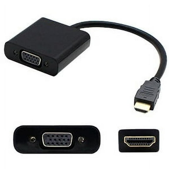 5PK 8IN LENOVO HDMI TO VGA COMPAT BLACK M/F ADAPTER