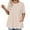 506_Beige, variant on Sweet Home Farm Short Sleeve Shirts for Women Plus Size Tops Summer Petal Casual Tshirts Tunic Blouses T Shirts for Women Dark Blue