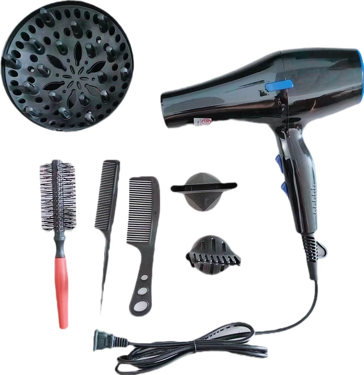 Hair Dryer, Professional Salon Ionic  Blow Dryer with Diffuser for Quick Drying and Styling - Lightweight Design