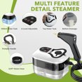 thumbnail image 4 of Steam Cleaner for Home & Car Detailing, 2500W Pressurized Handheld Steam Cleaner, 15s Fast Heating, 6 Levels Steam Output, 1.2L Water Tank, 4 of 9