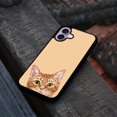 thumbnail image 4 of WIRESTER Shockproof Soft Rubber Cover Case for Apple iPhone 17 6.3" 2025, Animal Orange Tabby Kitten Cat On Sunset Background, 4 of 5