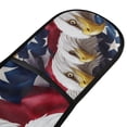 thumbnail image 4 of Yayeee Double Oven Mitt Kitchen Heat Resistant Baking 35" x7" Quilted Glove, American Eagle Pattern, 4 of 6