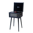 thumbnail image 1 of Arkrocket Tourne-Disque Rétro Bluetooth à 3 Vitesses avec Haut-Parleurs Intégrés et Pieds Amovibles (Noir), 1 of 15