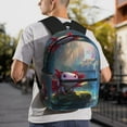 thumbnail image 6 of Fuzoiu Pond Cute Axolotl Print School Backpack for Teens,Large Bookbag,Lightweight Laptop Bag for Travel, Work, School & Outdoor Adventures, 6 of 6