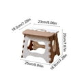 thumbnail image 3 of RXIRUCGD Space Saving Foldable Stool for Indoor and Outdoor Activities - Durable Plastic Seat for Camping Fishing and Travel - Compact When Folded, 3 of 6
