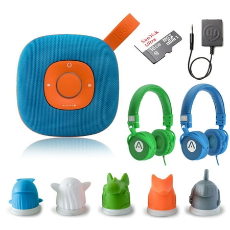 Jooki WIFI Streaming Speaker - Simply the Best Music Player for Kids Screen-Free Music & Stories with Sandisk 16GB microSD Card and Audiomate