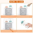 thumbnail image 6 of Reichtum Baby Bottle Warmer, 9-in-1 Portable Bottle Warmer with LCD Display, Double Bottles Fast Milk Warmer, White, 6 of 9