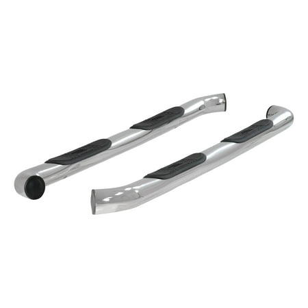 ARIES 203044-2 Aries 3 in. Round Side Bars; Polished Stainless Steel; Mounting Brackets Sold Separately;