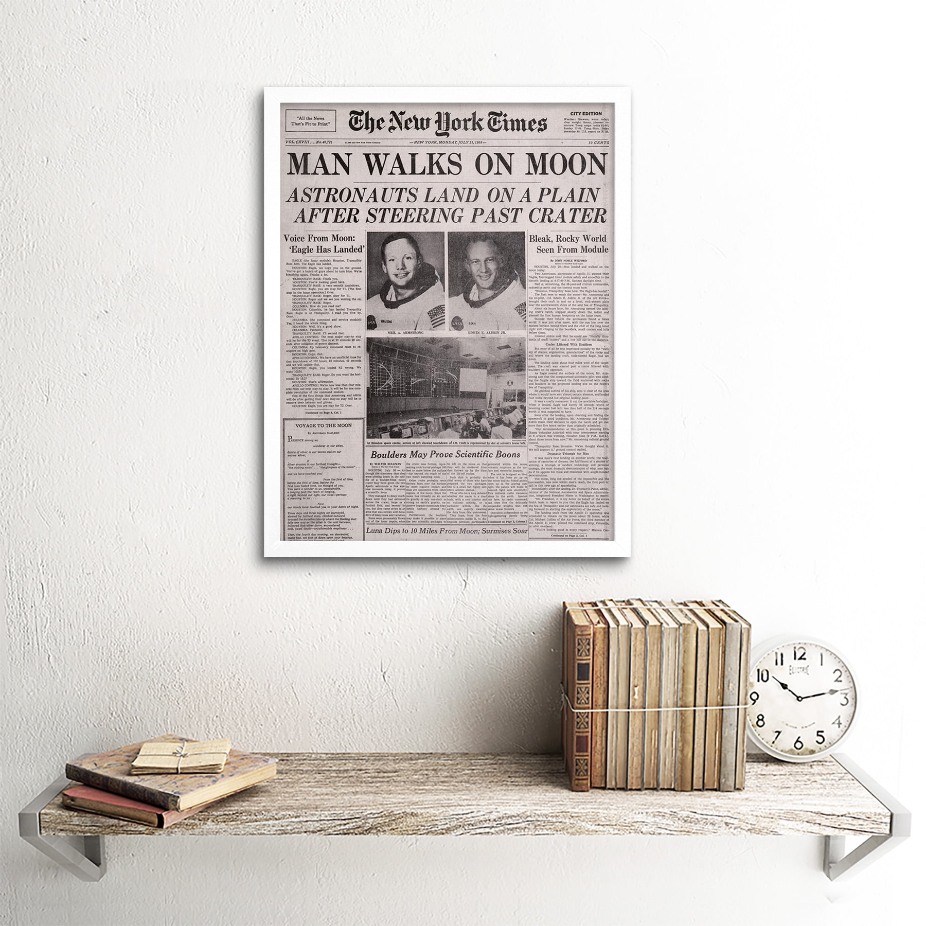 Ameri vintage新品UND SPACE NEWSPAPER PRINT 85f22460-6dde-4ec9-bbcb-