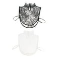 thumbnail image 3 of Moda extraíble para niñas, cuello falso , colres de encaje falso, decoración de ropa Negro Macarena Camisa falsa de señora camisa de encaje, 3 of 8