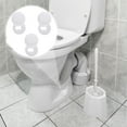 Haqieyen 3 Pairs White SnapOn Toilet Anchor Screws for Home
