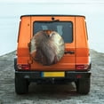 thumbnail image 4 of Haiem Spare Tire Cover , Wheel Cover with Mystic Fox With Halo printed, Camper Spare Tire Cover Fit for Jeep Wrangler Rv SUV Truck Travel Trailer-17 inch, 4 of 8