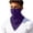 Purple, variant on UPF 50 UV Protection Triangle Neck Gaiter with Ear Loops Breathable Cooling Sun Face Mask Windproof Bandana Scarf for Cycling Fishing Motorcycle Running Outdoor Sports White Free Size