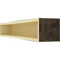 thumbnail image 5 of Ekena Millwork 6"H x 6"D x 84"W Hand Hewn Faux Wood Fireplace Mantel, Premium Mahogany, 5 of 15